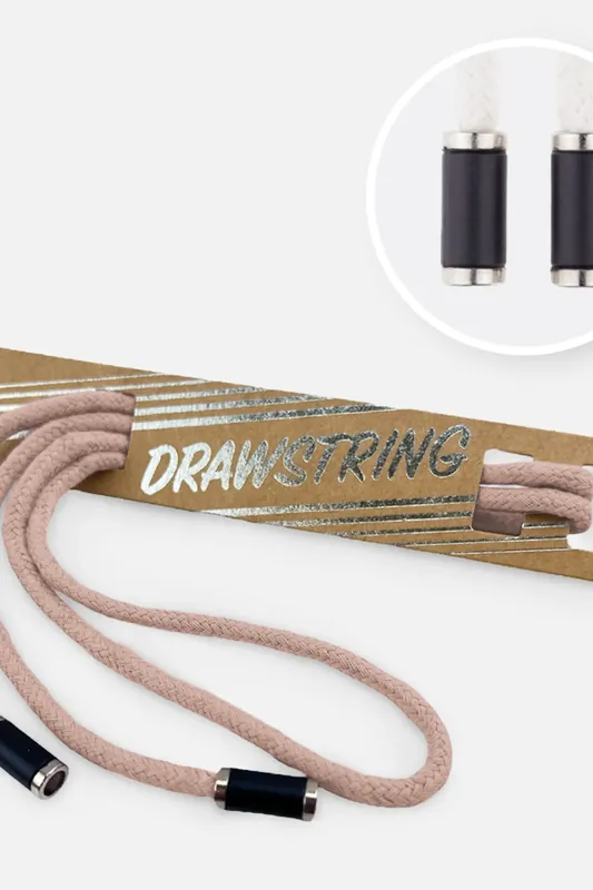 Sofort Bestellen Kordel 5 mm mit silber Enden Länge 115cm Taupe