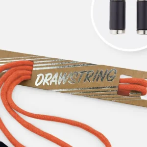 Sichere Zahlung Kordel 5 mm mit silber Enden Länge 115cm Rost