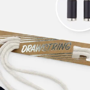 Kordel 5 mm mit silber Enden Länge 115cm Offweiß Garantierte Lieferung