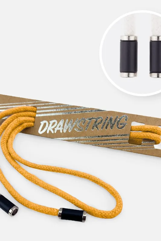 Kordel 5 mm mit silber Enden Länge 115cm Ocker Gleich Bestellen