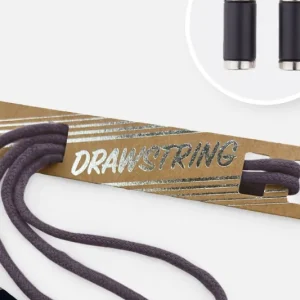 Kostenloser Versand Kordel 5 mm mit silber Enden Länge 115cm Mokka