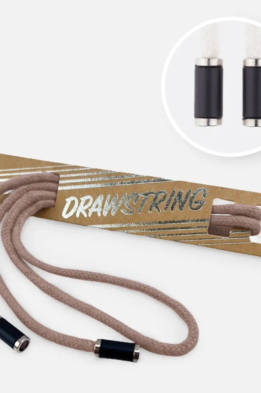 Kordel 5 mm mit silber Enden Länge 115cm Mauve Angebot