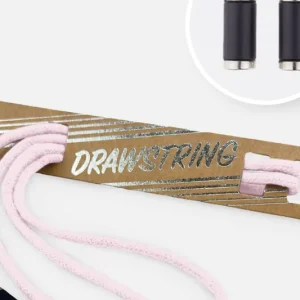 Kordel 5 mm mit silber Enden Länge 115cm Hellrosa Finale Aktion