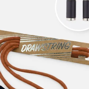 Kordel 5 mm mit silber Enden Länge 115cm Bronze Billig