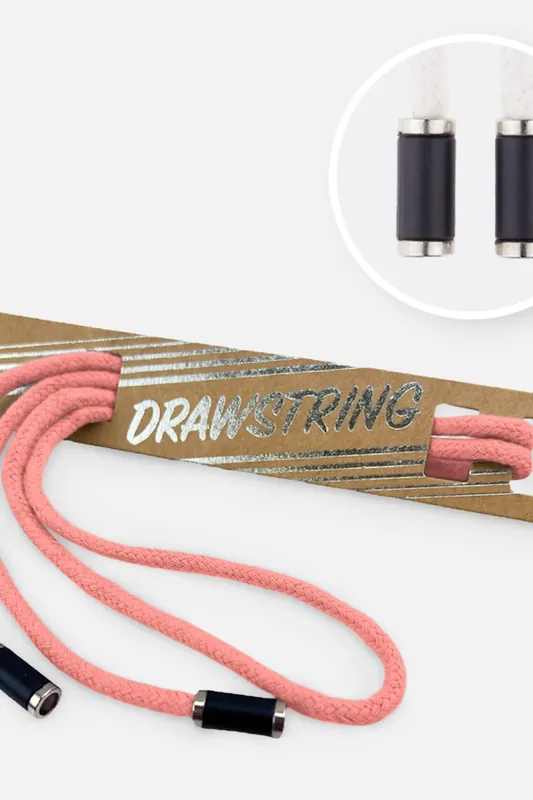 Expressversand Kordel 5 mm mit silber Enden Länge 115cm Aprikose