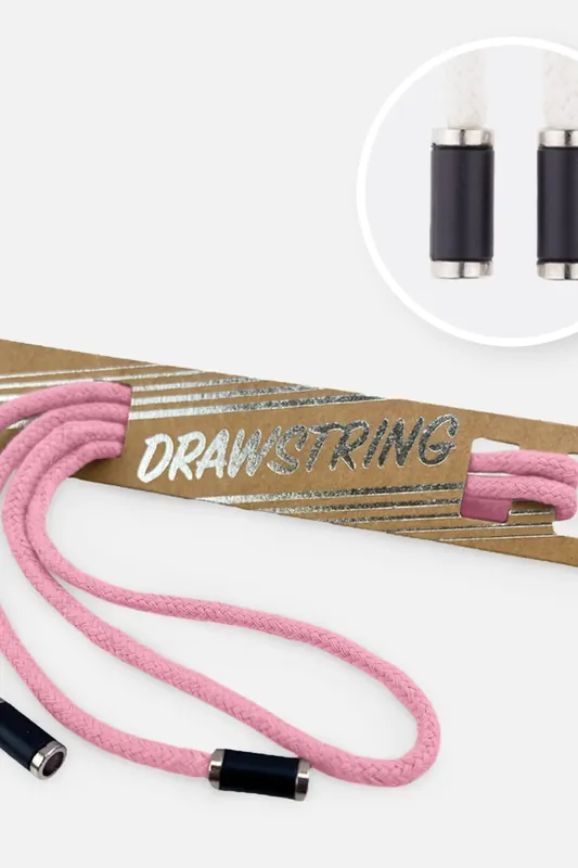 Top-Preis Kordel 5 mm mit silber Enden Länge 115cm Altrosa