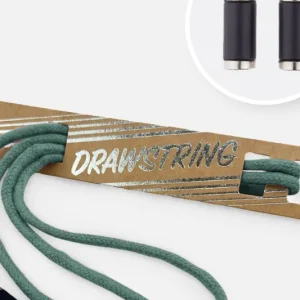 Kordel 5 mm mit silber Enden Länge 115cm Altgrün Garantierte Lieferung