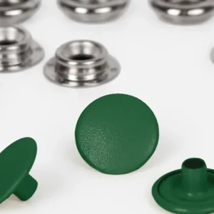 Finale Aktion Anorak Druckknöpfe Dunkelgrün 15mm