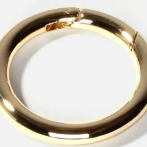 Nur Für Kurze Zeit Ring mit Schnappverschluss Gold 40mm
