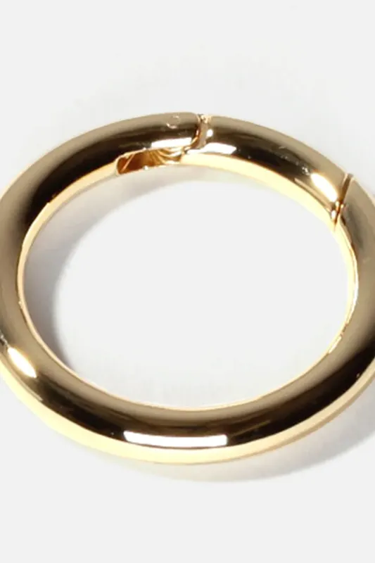 Nur Für Kurze Zeit Ring mit Schnappverschluss Gold 40mm