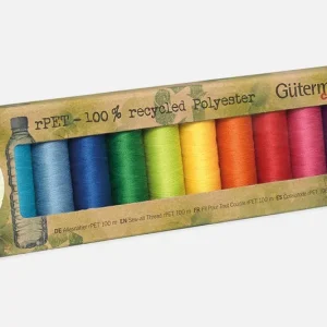 Nähfaden-Set Allesnäher rPET Regenbogen 10x100m Sonderaktion