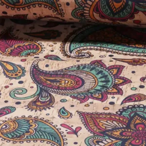Korkstoff Paisleymuster Neue Kollektion