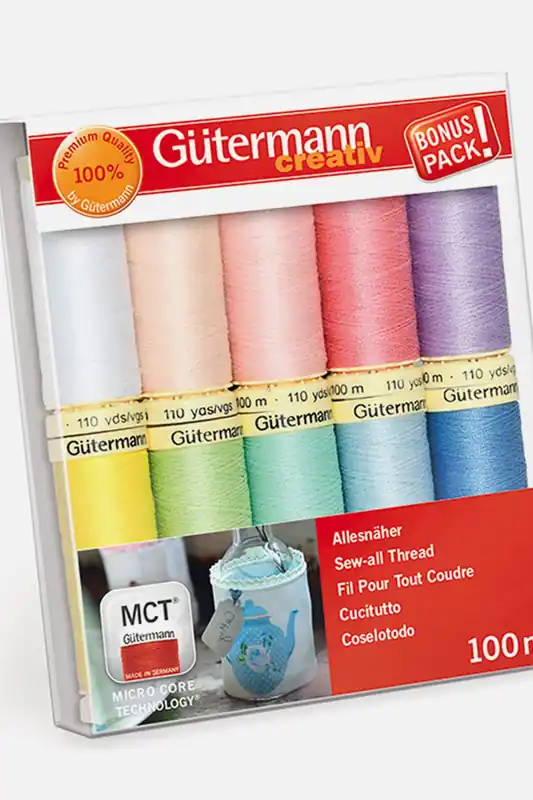 Online Kaufen Nähfaden-Set Allesnäher Pastell 10x100m