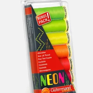 Nähfaden-Set Allesnäher Neon 7x100m Solange Der Vorrat Reicht