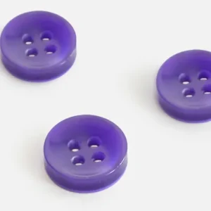 Knopf Perlmutt-Optik Violett 11mm Beliebt