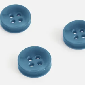 Top-Angebot Knopf Perlmutt-Optik Petrol 11mm