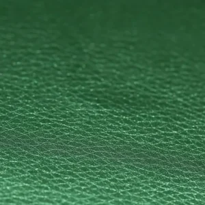 Neu Im Sortiment Kunstleder Glänzend Genarbt Tannengrün