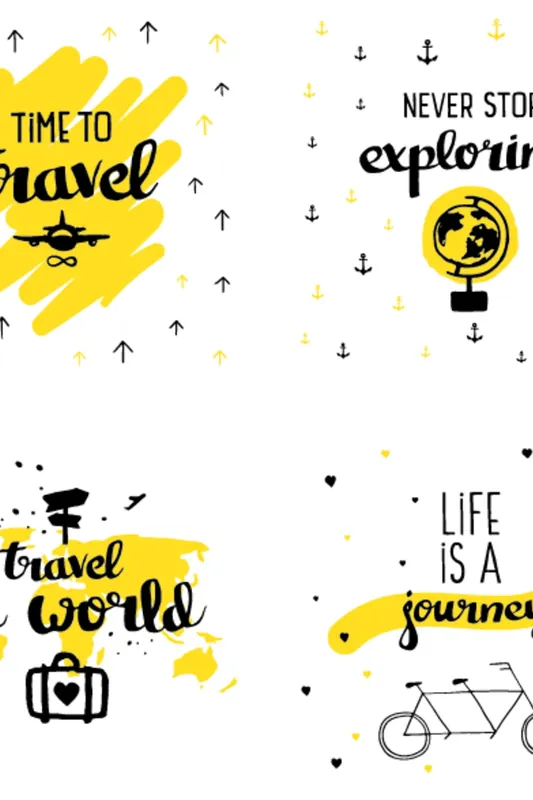 Neu Bügelbilder „Travel“