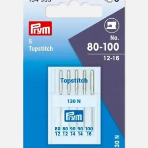 PRYM Topstitch Metallic Nähmaschinennadeln 80-100 Letzte Chance