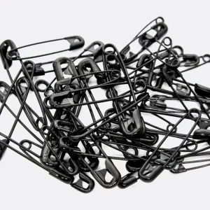 Schwarze Sicherheitsnadeln 50 Stück Aktuell