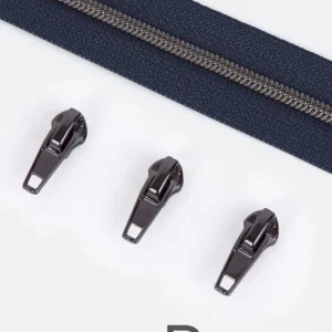 Reißverschluss Gunmetal 4mm Indigo D196 1m lang Online Kaufen