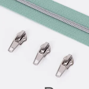 Reißverschluss Silber 4mm Mint D250 1m lang Günstig