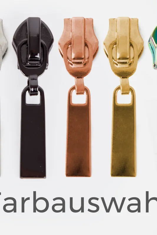 Zipper kurz für 6,5mm Raupe 4 Stück Begrenztes Angebot