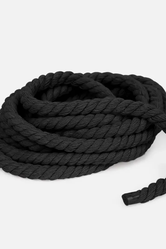 Weltweiter Versand Kordel gedreht 8mm Schwarz (B5) 3m Länge