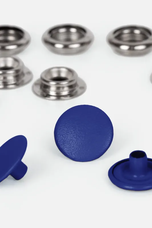 Günstig Anorak Druckknöpfe Marine 15mm