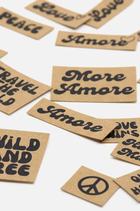 Direkt Vom Hersteller SnapPap Label Bogen Hippie