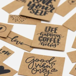 Wochenendangebot SnapPap Label Bogen Lettering