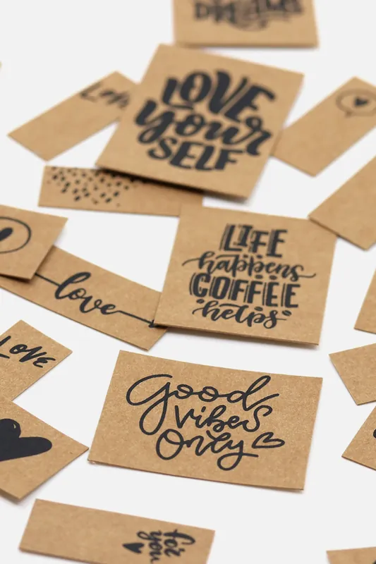 Wochenendangebot SnapPap Label Bogen Lettering