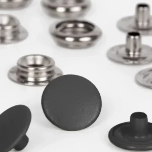 Anorak Druckknöpfe Anthrazit 15mm Exklusiv