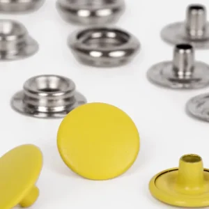 Neue Ware Anorak Druckknöpfe Gelb 15mm