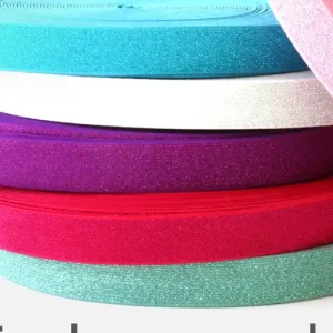 Gummiband Glitzer 25mm Meterware Hochwertig