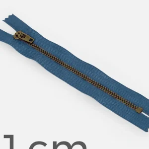 Sichere Zahlung Jeans-Reißverschluss Metall Messing 11cm Blau D240