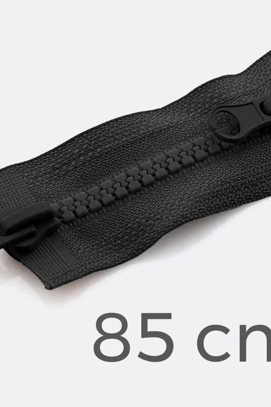 Beliebt Zwei-Wege Reißverschluss 85cm Schwarz B5