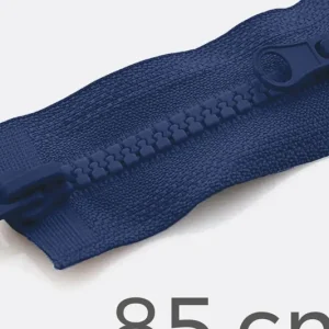 Zwei-Wege Reißverschluss 85cm Marine D40 Markenprodukt