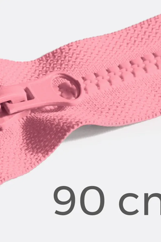 Reißverschluss teilbar 90cm Rosa D322 Sonderaktion