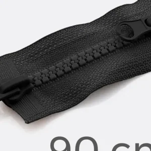 Großhandel Zwei-Wege Reißverschluss 90cm Schwarz B5