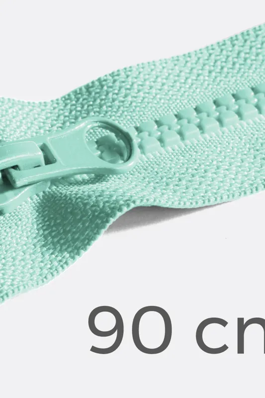 Reißverschluss teilbar 90cm Mint D871 Preis Gesenkt