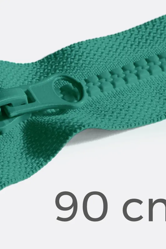 Reißverschluss teilbar 90cm Jadegrün B29 Neu