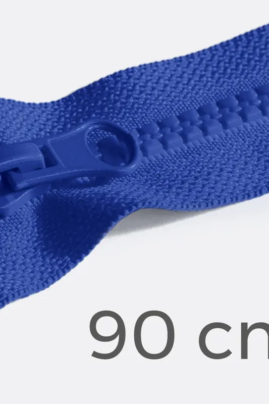 Reißverschluss teilbar 90cm Dunkelblau B16 Kostenloser Rückversand