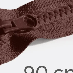 Top-Seller Reißverschluss teilbar 90cm Braun B26