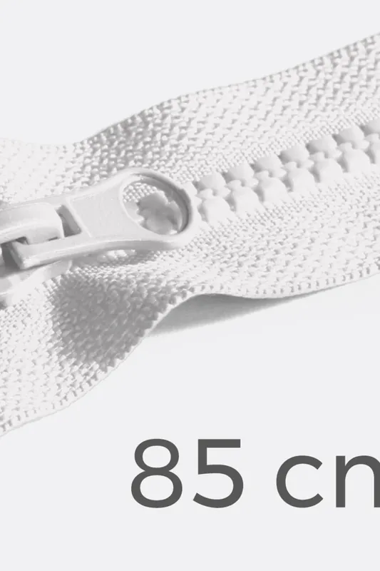 Jetzt Kaufen Reißverschluss teilbar 85cm Weiß B3