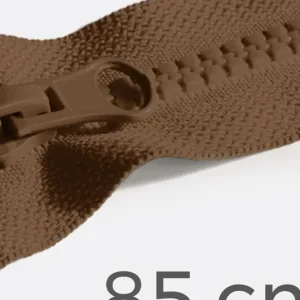 Ausverkauf Reißverschluss teilbar 85cm Schokoladenbraun D161