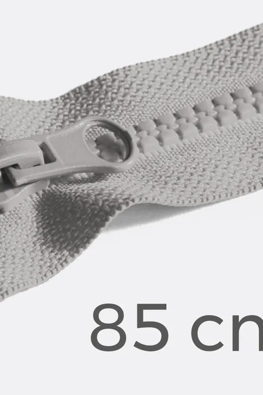 Sale Reißverschluss teilbar 85cm Mausgrau B24