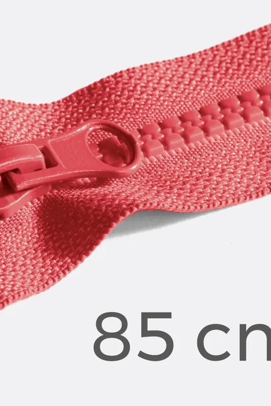 Weltweiter Versand Reißverschluss teilbar 85cm Koralle D816