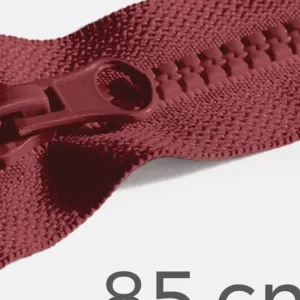 Heißes Angebot Reißverschluss teilbar 85cm Bordeaux D520