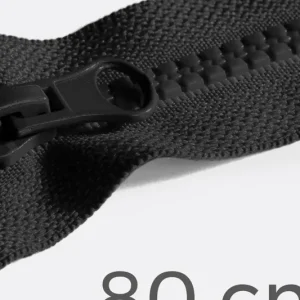 Mega-Angebot Reißverschluss teilbar 80cm Schwarz B5